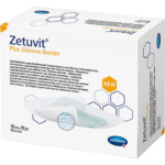 Hartmann Zetuvit® Plus  10X10 חבישה לפצע גבול מסיליקון ס"מ