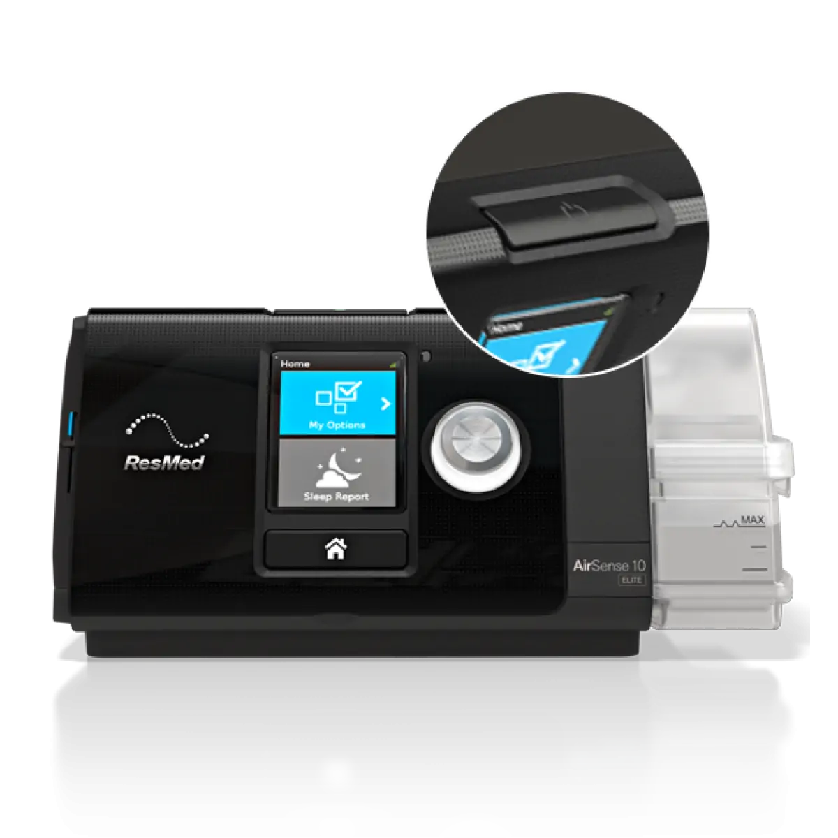 AirSense 10 Elite מכשיר סיפאפ עם מעשיר לחות – תמונה 5