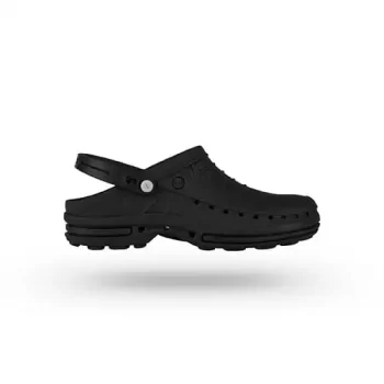 כפכפים עם רצועה שחור/שחור CLOG 11