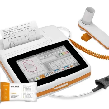 SPIROLAB® MIR עם חיישן אוקסימטריה למבוגרים ו-60 טורבינות FLOWMIR