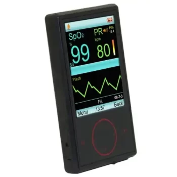 אוקסימטר דופק עם תוכנה ואזעקות CONTEC CMS60F