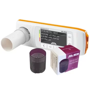 ספירומטר מתקדם MIR SPIROBANK II עם טורבינה רב-שימושית