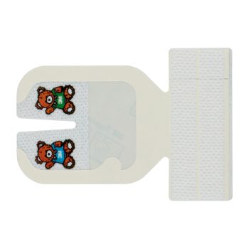 חבישת קיבוע I.V. שקופה לילדים 3M Tegaderm 1610 5x5.7 ס״מ