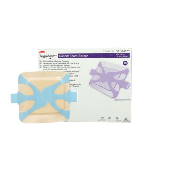 חבישת ספוג סיליקון 3M Tegaderm 90642 15x15 ס״מ