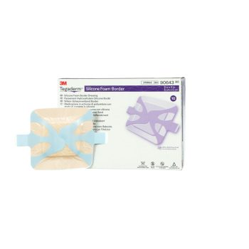 חבישת ספוג סיליקון 3M Tegaderm 90643 5x5 ס״מ
