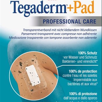 חבישת אי עם רפידה 3M Tegaderm + Pad 3589NP אריזת מרפאה 9x15 ס״מ