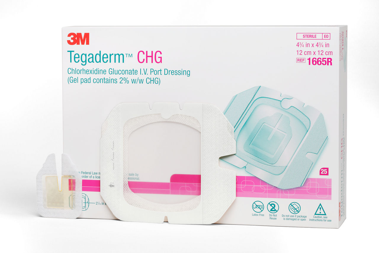 חבישת פורט CHG 3M Tegaderm 1665R 12x12 ס״מ